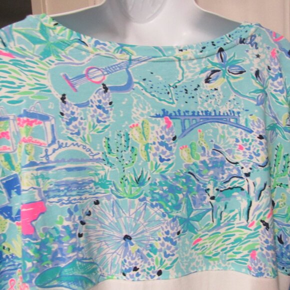 Lilly Pulitzer Loves Texas Tee Medium - Picture 8 of 11